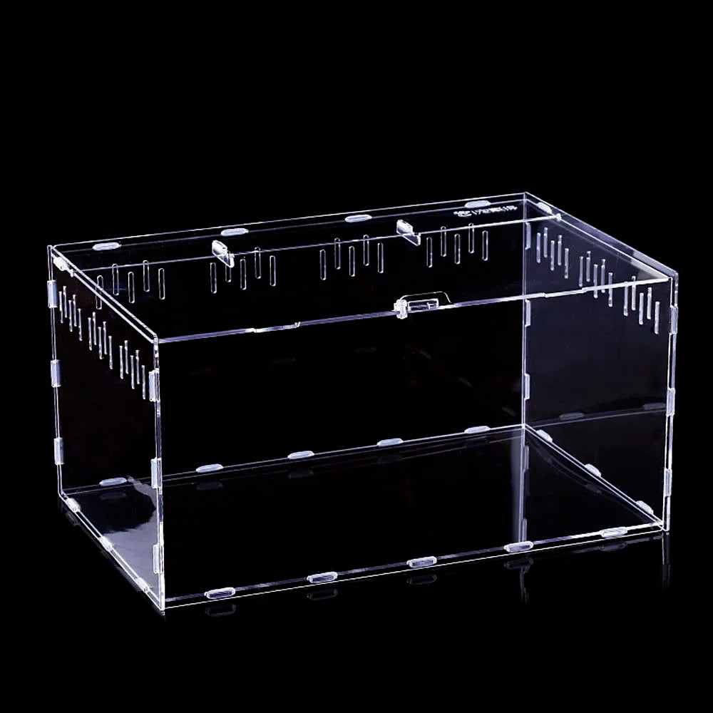 Acrylic Reptile Breeding Box – Snake, Lizard & Insect Terrarium Reptile Breeding Box Babs