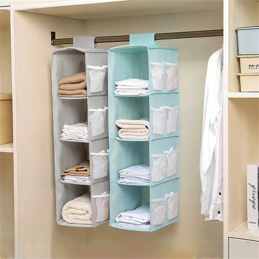 Hanging Wardrobe Organizer – Multi-Layer Non-Woven Storage Bag Wardrobe Hanging Organizer Babs