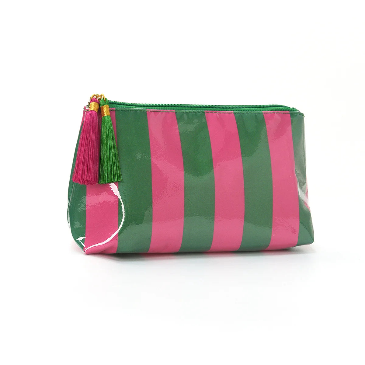 Women's Travel Makeup Bag – Padded Waterproof Cosmetic Pouch Cosmetic Organizer Bag Babs Green-red