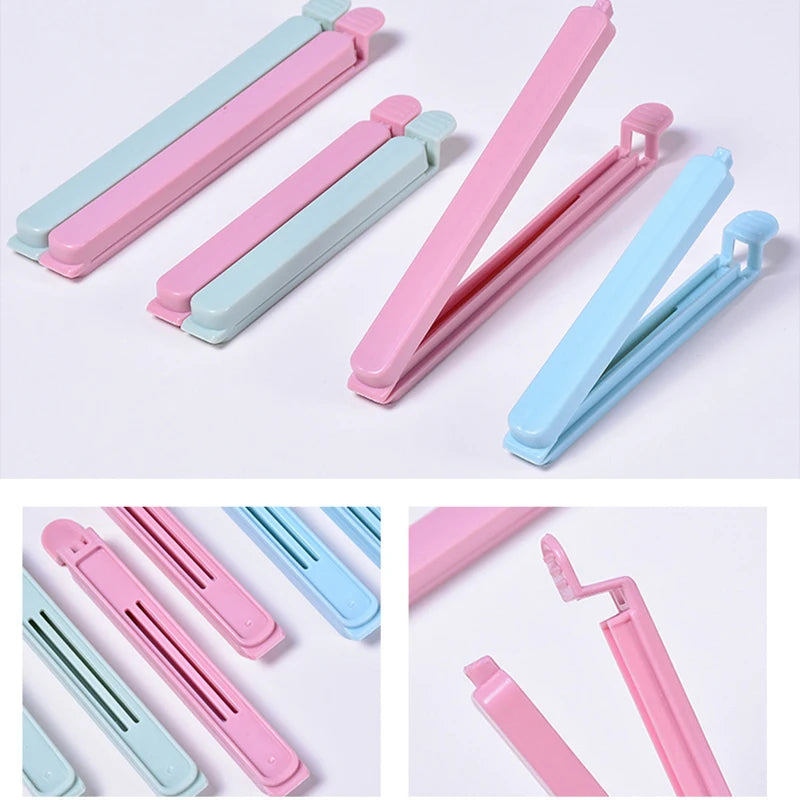 10-Pack Food Bag Sealer Clips 12cm & 15.5cm | Kitchen Storage Food Bag Clips Babs