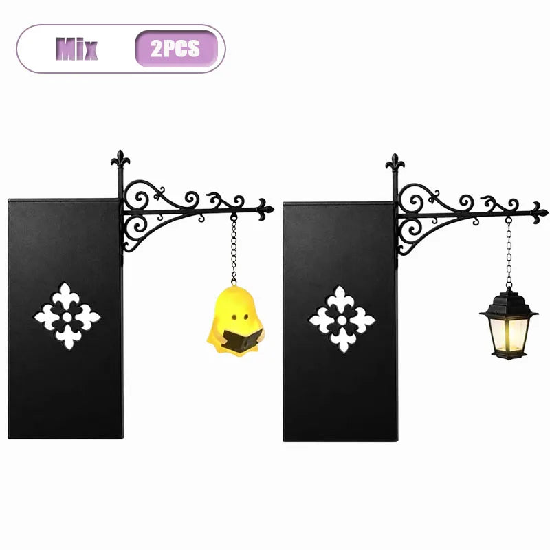 LED Pumpkin Lantern | Halloween Bookshelf Table Décor 1–5 Pcs Decorative LED Lantern Babs Mix-2PCS