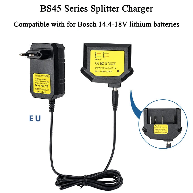 GAL1860CV Charger for Bosch 14.4–18V Li-ion Batteries Battery Charger Babs EU plug