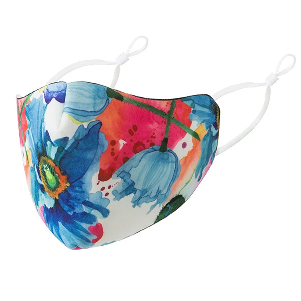 Cute Print Washable Face Mask – Unisex Cotton Outdoor Mask Printed Face Mask Babs H