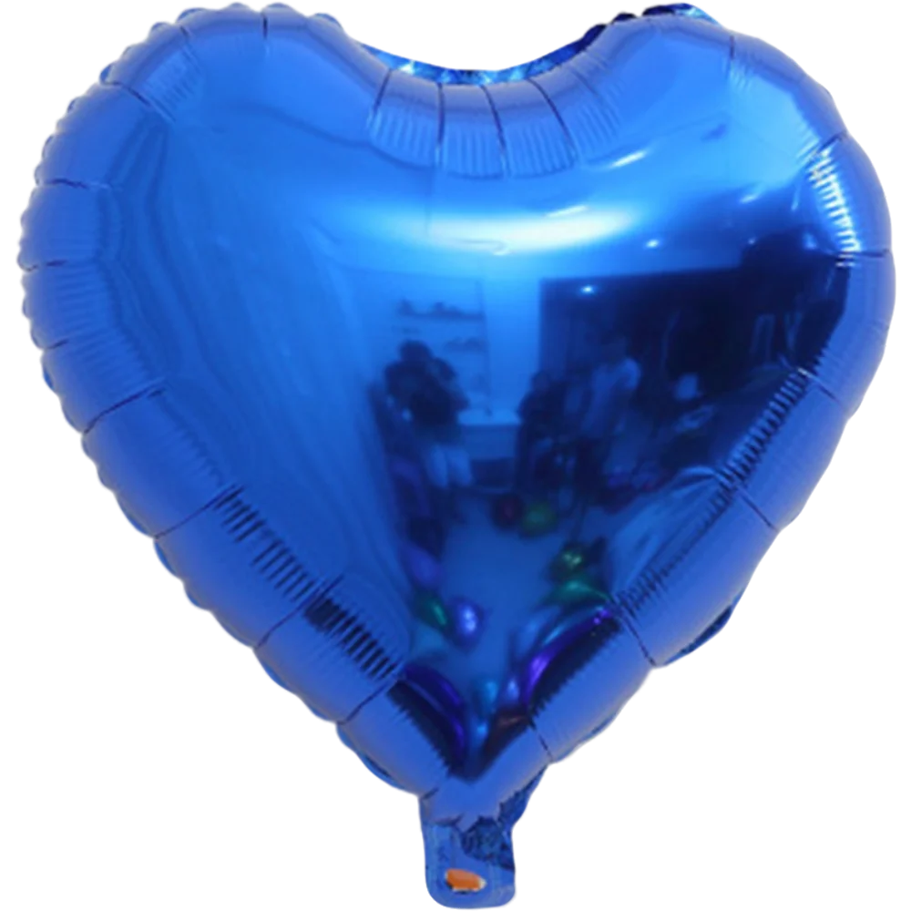 18" Star & Heart Foil Balloons for Parties & Weddings (5–50 pcs)