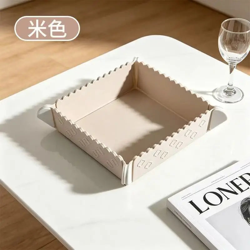 Silicone Foldable Magnetic Placemat – Heat Resistant Mat Silicone Trivet Mat Babs WHITE