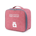 Family First Aid Kit Bag – Large Capacity Travel & Home Organizer First Aid Kit Bag Babs Wine Red G791D