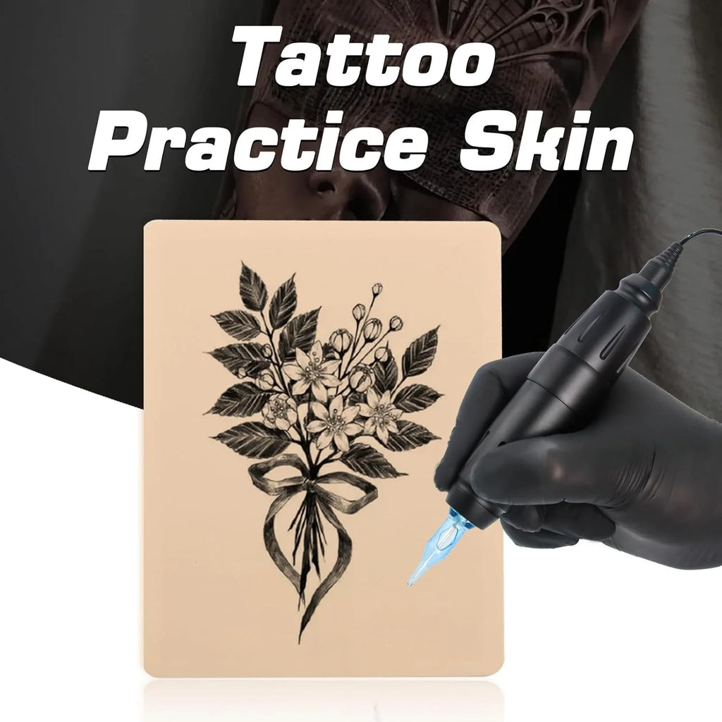 Double-Sided Tattoo & Eyebrow Practice Skin – Fake Skin Sheets Tattoo Practice Skin Babs