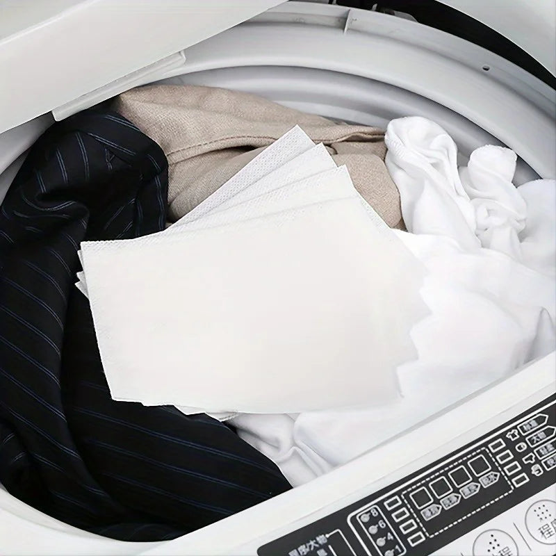 50-Pack Color Catcher Sheets – Stop Color Bleeding in Laundry Laundry Color Catcher Babs