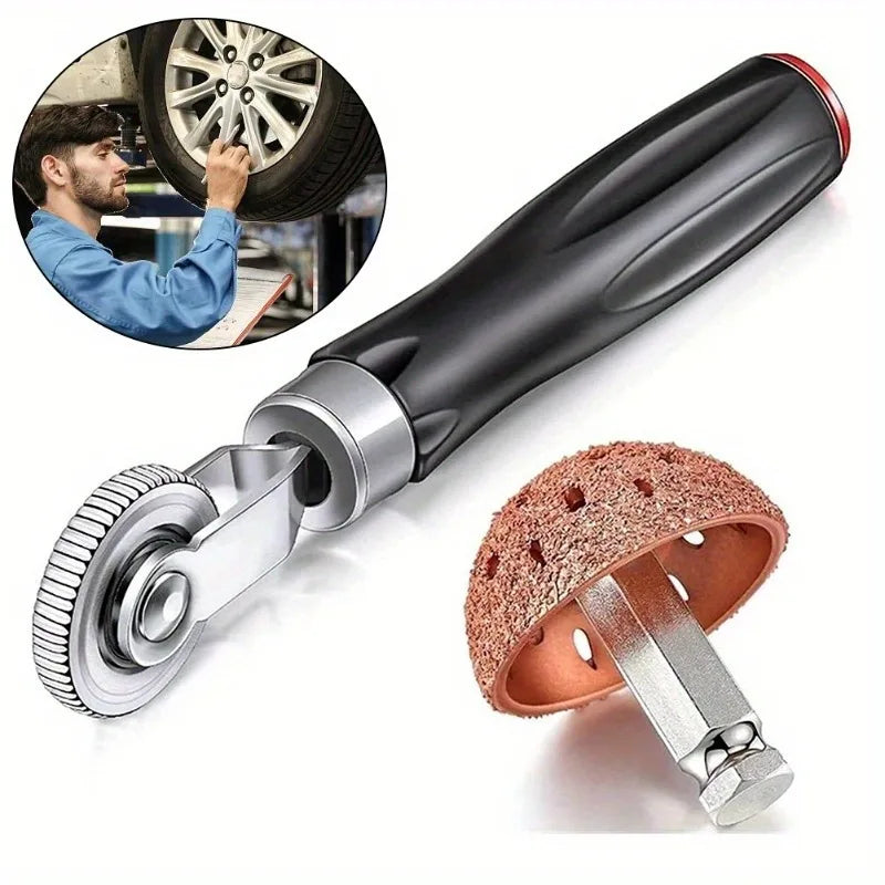 Tire Repair Patch Tool Kit – Roller & Buffing Wheel Set Tire Repair Tool Kit Babs