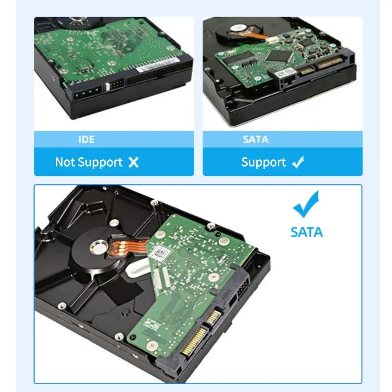 3.5" SATA to USB 3.0 HDD Enclosure – 10TB, 5Gbps + Bag HDD Enclosure Babs