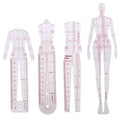 5pc Women's Fashion Drawing Ruler Set – Figure Sketch Template Fashion Drawing Ruler Babs 4pcs a set