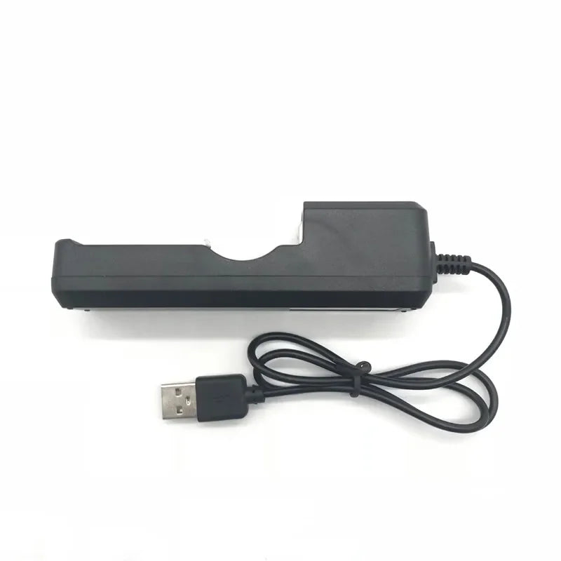 Alasicka 1-Slot USB Lithium Battery Charger – 18650 & More Battery Charger Babs