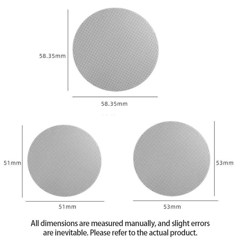 Espresso Puck Screen 51/54/58mm – 304 Stainless Steel Filter Espresso Puck Screen Babs