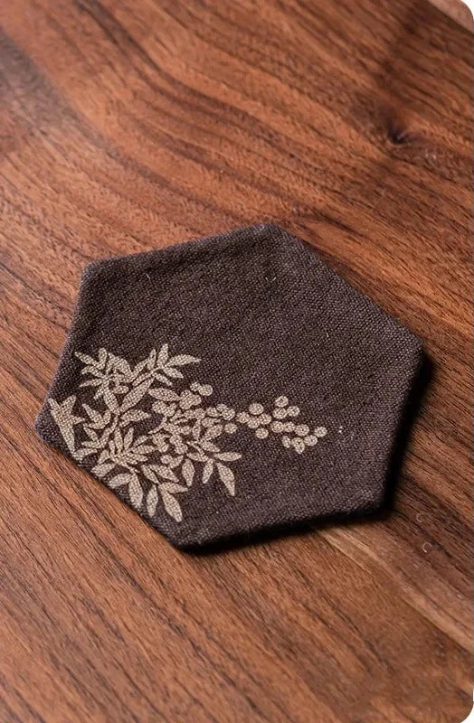 Vintage Embroidery Tea Coasters – Insulated Drink Cup Holders Embroidery Coasters Babs D
