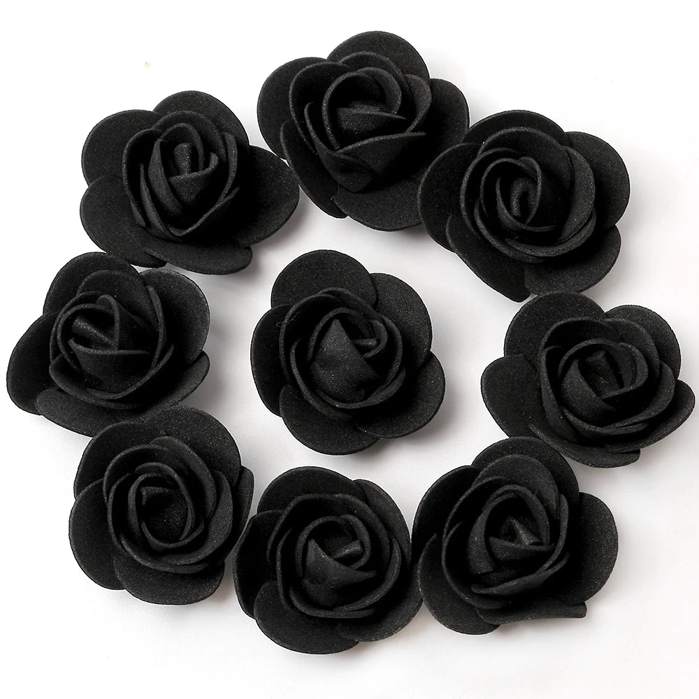 100–300 Pcs Foam Artificial Rose Heads for Wedding & Home Decor Artificial Flower Heads Babs 2 300PCs