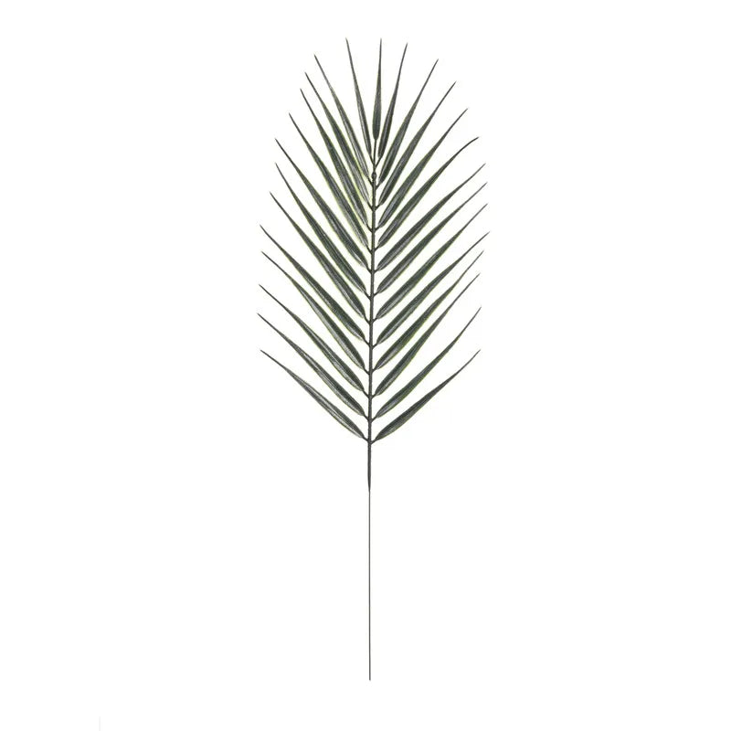 Artificial Tropical Palm Leaves 5/10 Pcs – Wedding & Home Décor Artificial Plant Decor Babs green 10 pcs