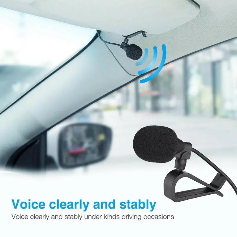 Bluetooth Car Mic 2.5mm & 3.5mm – GPS DVD Radio Microphone Car Microphone Babs
