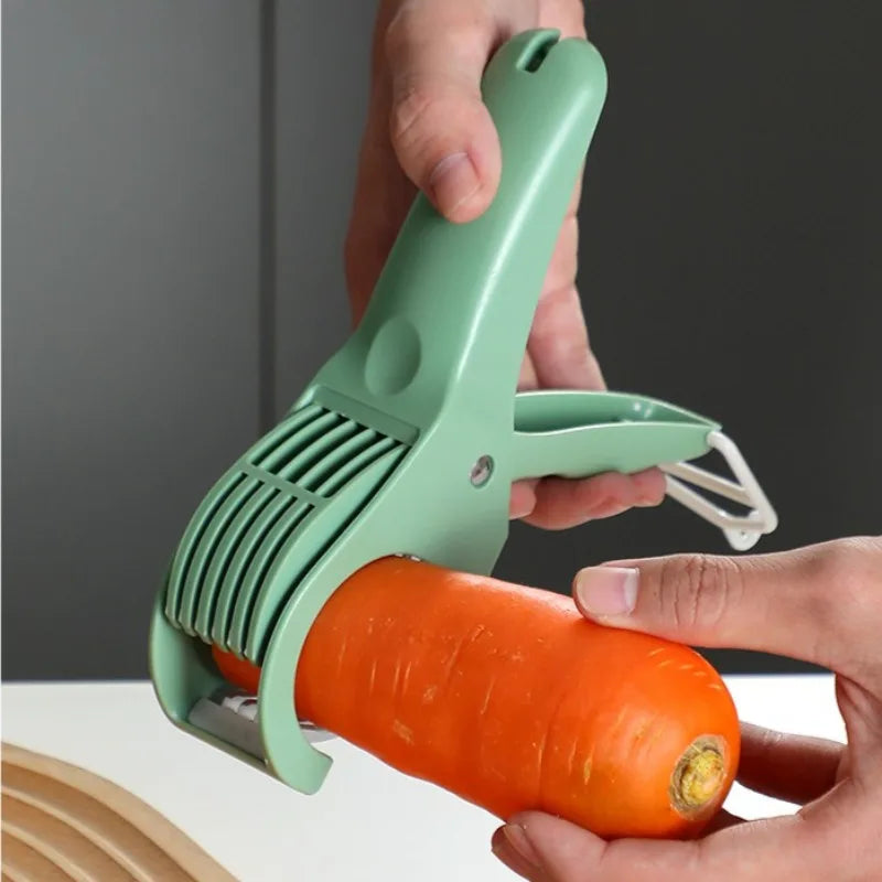 Stainless Steel Vegetable & Fruit Slicer | Kitchen Slicing Tool Vegetable Slicer Babs