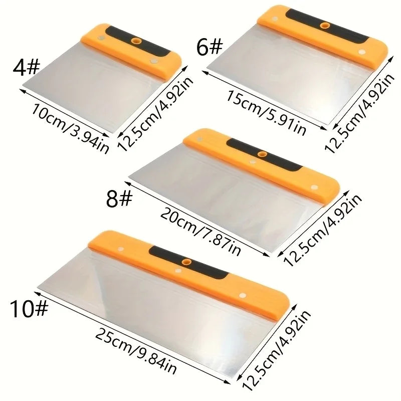 Stainless Steel Spatula Set – Plaster, Scraper & Filling Trowels Spatula & Trowel Set Babs