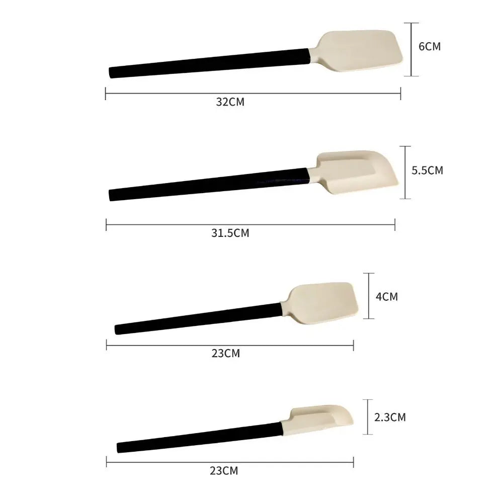 Silicone Baking Spatula – Heat-Resistant Long Handle Scraper Silicone Baking Spatula Babs