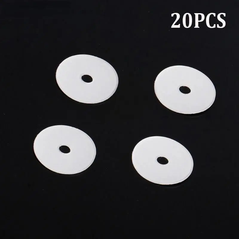 20Pcs Bike Valve Stem Stickers – Rim Protection Glue Pad Seal Bike Valve Stickers Babs 20pcs