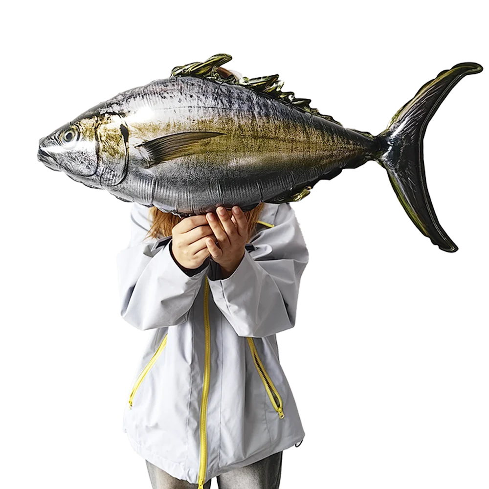 Fish Foil Balloons – Fishing Themed Birthday Party Decor Party Foil Balloons Babs