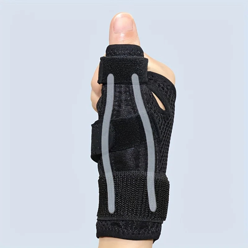 Adjustable Thumb & Wrist Support Brace – Breathable Sports Wrap Wrist & Thumb Brace Babs