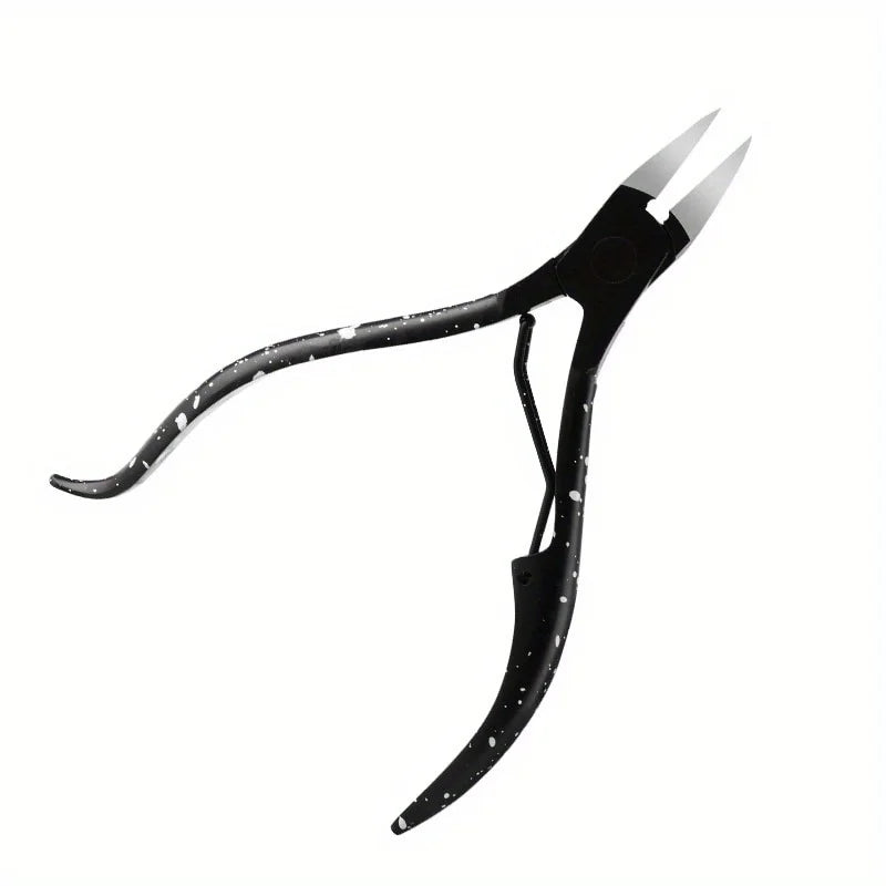 Black Cuticle Nipper & Nail Clipper – Stainless Steel Manicure Tool Cuticle Nipper Tool Babs