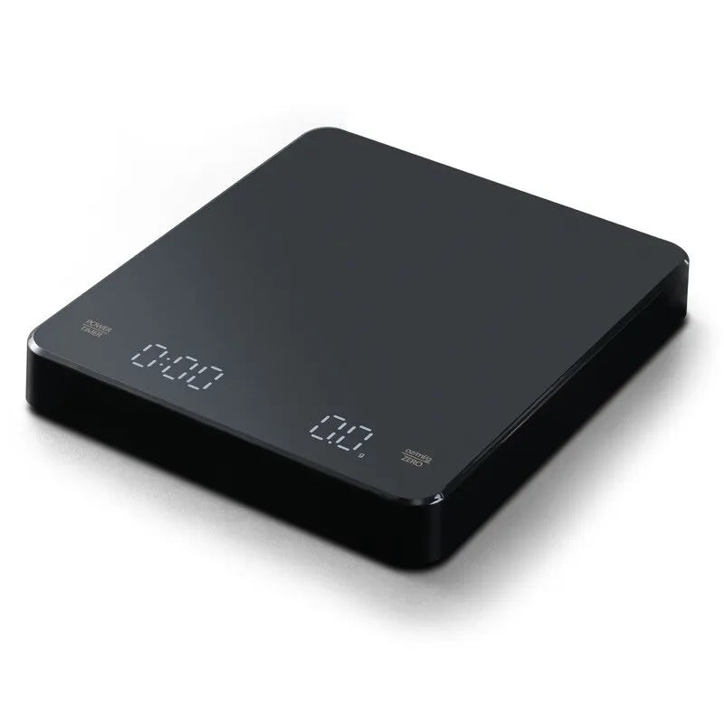 Digital Coffee Scale with Timer & LED Display | Rechargeable Digital Kitchen Scale Babs black 3Kg