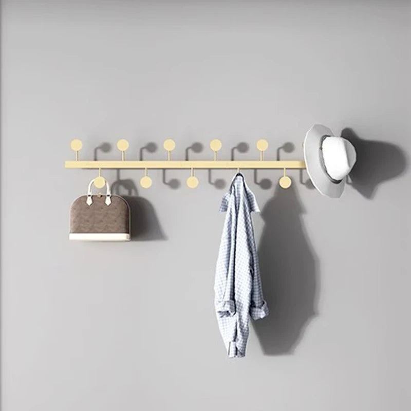 Nordic Luxury Wall Coat Rack – 6-Hook Modern Metal Hanger Wall Coat Rack Babs