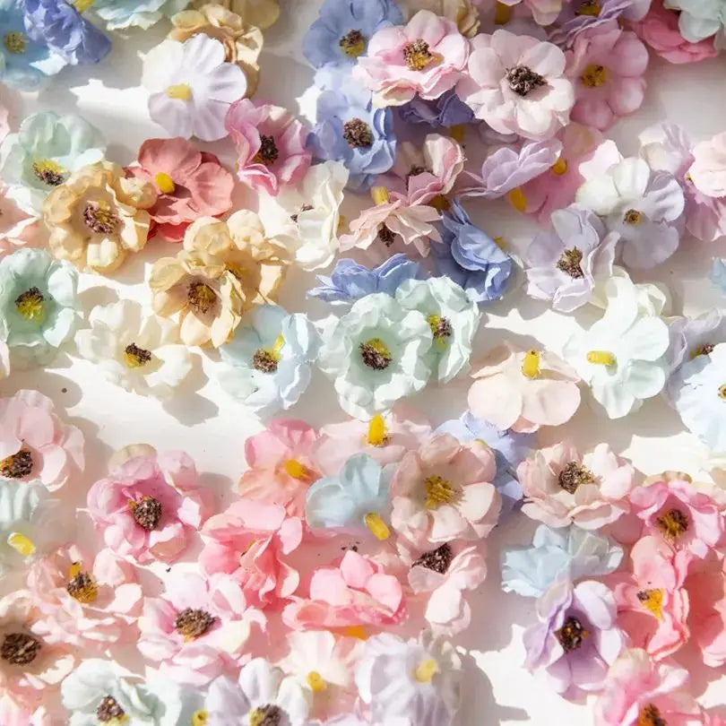 50/100Pcs Artificial Silk Daisy Flowers – UV Protected Wedding Décor Artificial Silk Flowers Babs