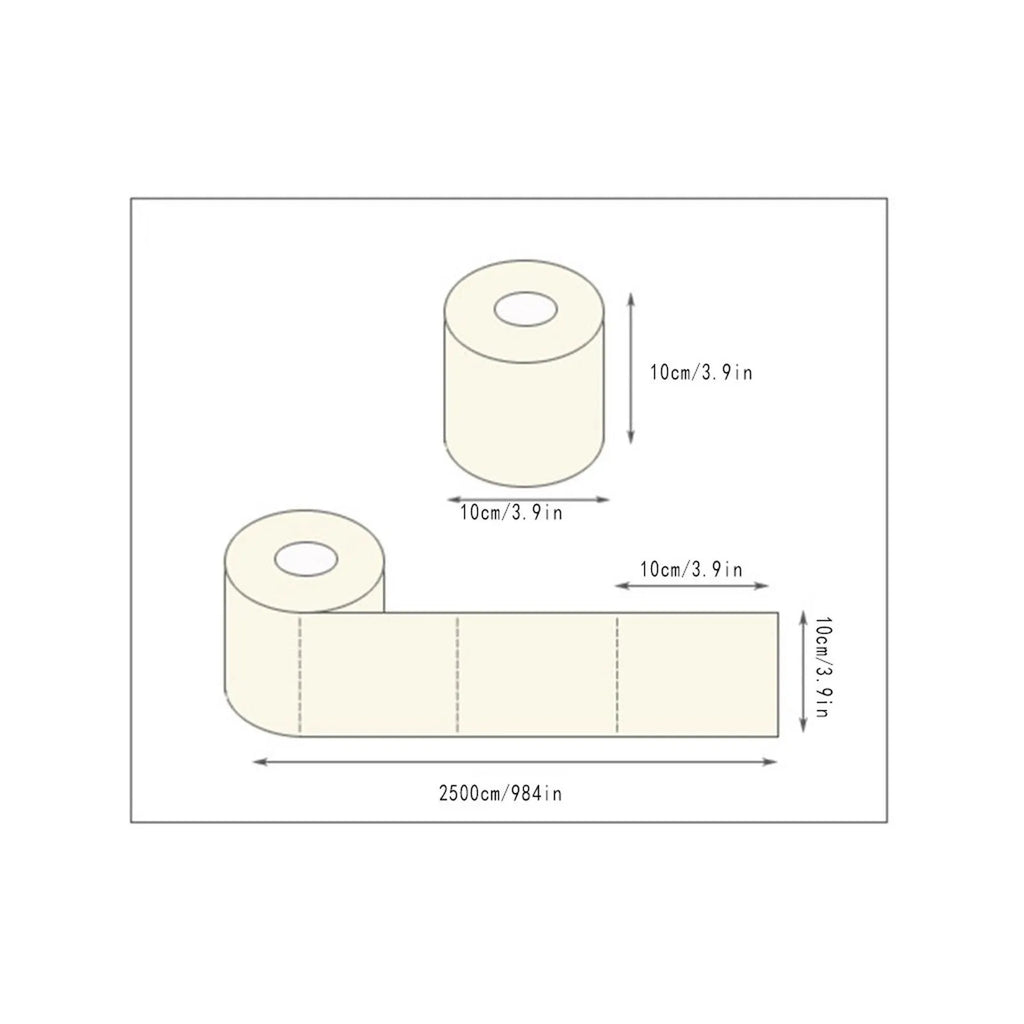 Christmas Printed Toilet Paper Roll – Santa & Tree Holiday Décor Novelty Toilet Paper Babs