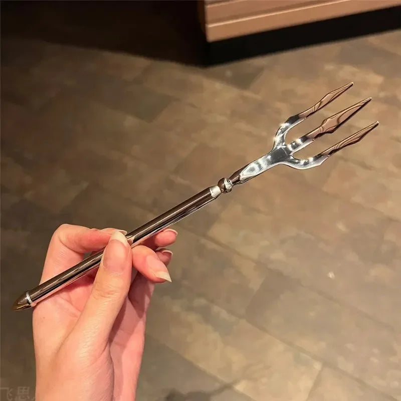 Sea God's Trident Stainless Steel Fork – Unique Gift Pick Novelty Flatware Fork Babs