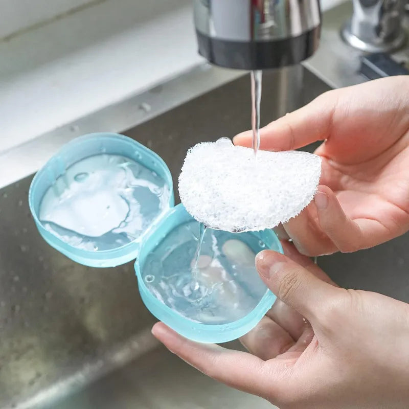 Portable Travel Soap Dish with Lid & Sponge | Soap Case Travel Soap Dish Babs