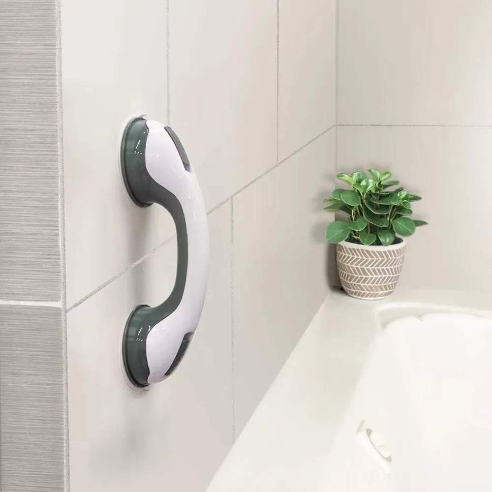 Shower Grab Bar – Dual-Lock Suction Cup Anti-Slip Handle Bathroom Grab Bar Babs 1 pack
