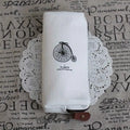 Retro Paris Tower Canvas Pencil Bag & Zipper Coin Pouch Canvas Pencil Case Babs white