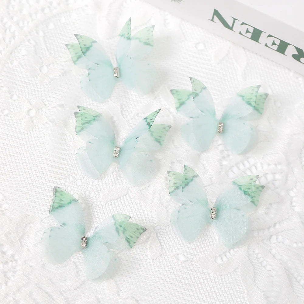 30/50Pcs 5cm Artificial PVC Butterfly Decorations – DIY Craft Artificial Butterfly Decor Babs 12 50Pcs