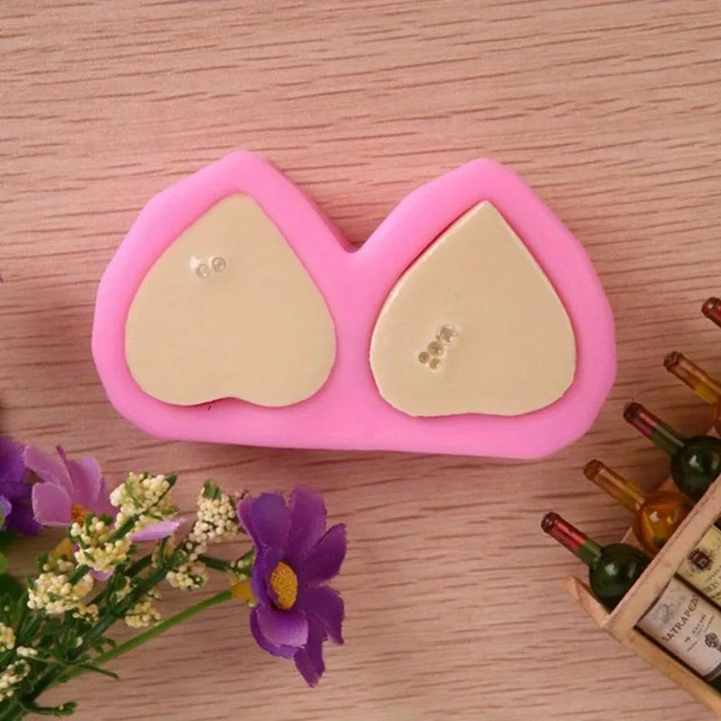 Heart Rose Silicone Mold – Fondant, Chocolate & Soap DIY Silicone Baking Mold Babs