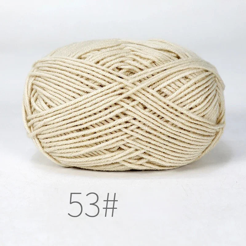 10 Balls 500g Soft Milk Cotton Yarn for Knitting & Crochet