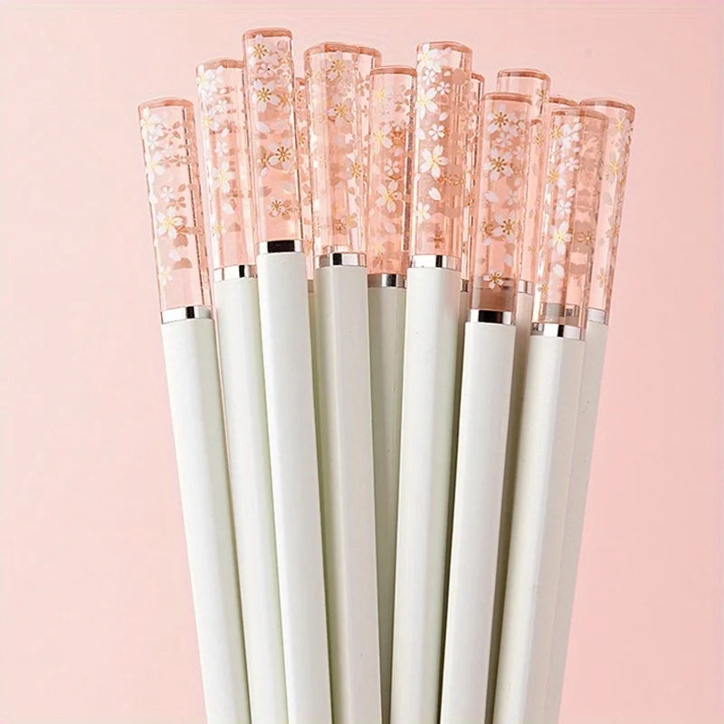 Sakura Pattern Chopsticks – Elegant Cherry Blossom Design Decorative Chopsticks Babs