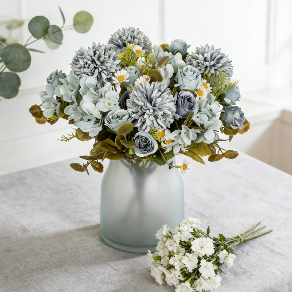 Artificial Chamomile Bouquet – Silk Flowers for Wedding & Home Artificial Flower Bouquet Babs
