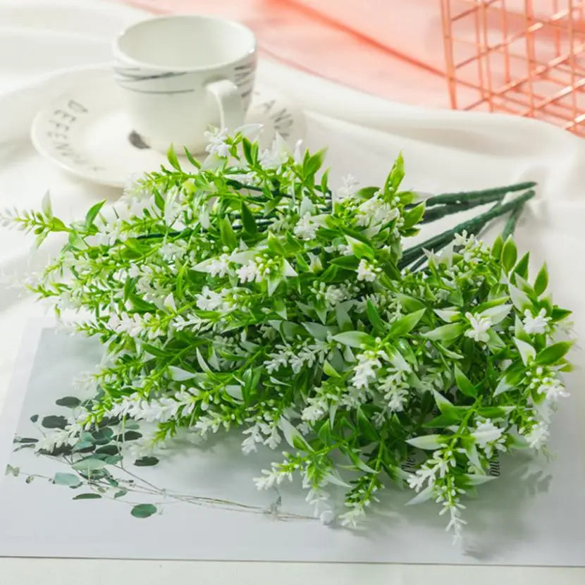Artificial Lavender Bouquet – Fake Flowers for Home & Wedding Artificial Flowers Babs
