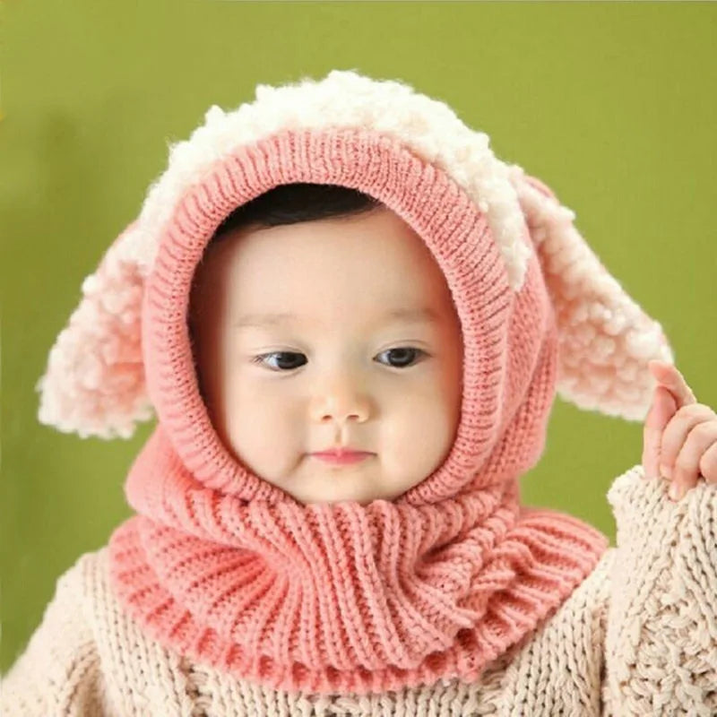 Cute Baby Knit Hat – Warm Winter Cap for Ages 6–36 Months Baby Knit Hat Babs pink