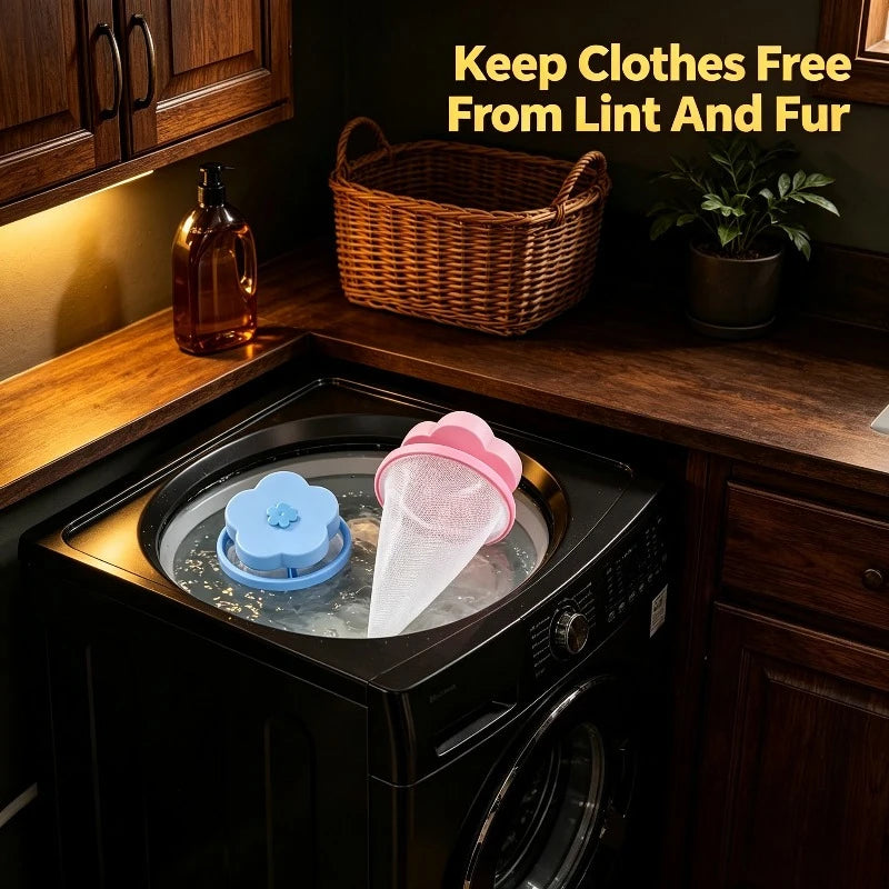 Reusable Washing Machine Lint & Pet Hair Catcher Filter Bag Laundry Filter Bag Babs