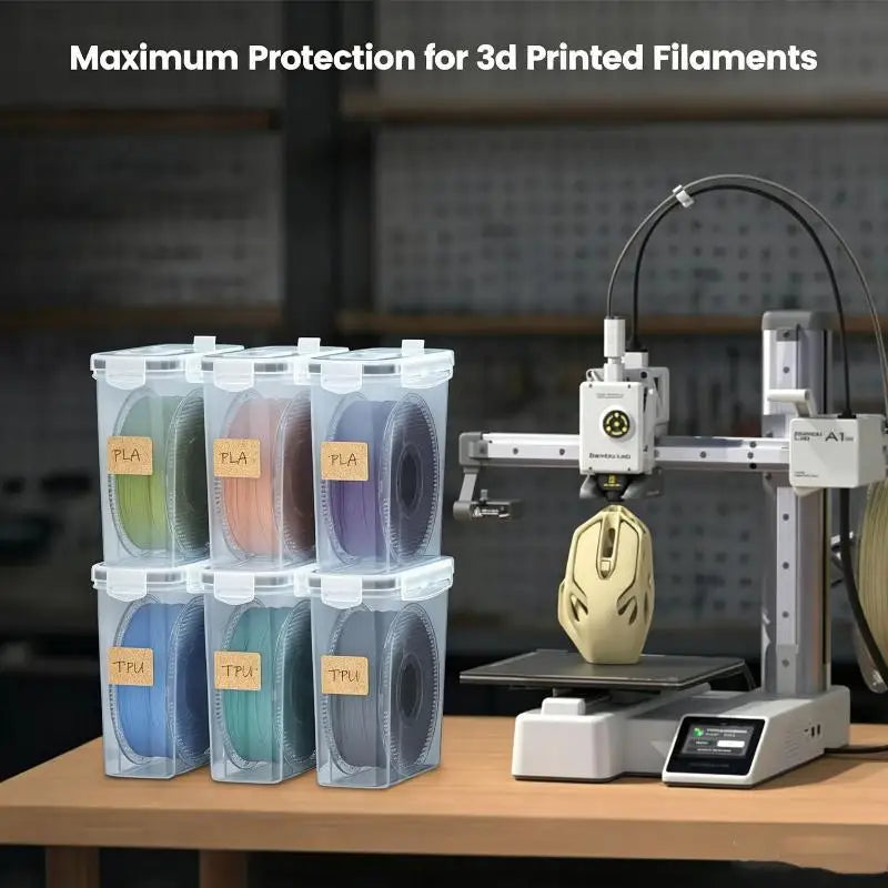 3D Filament Dry Box – Airtight Dustproof Storage Container Filament Storage Box Babs