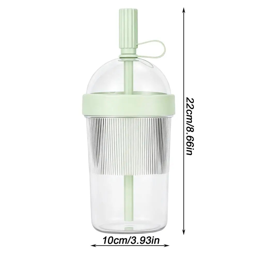 Reusable Coffee Cup with Lid & Straw – Travel & Office Reusable Travel Cup Babs Green