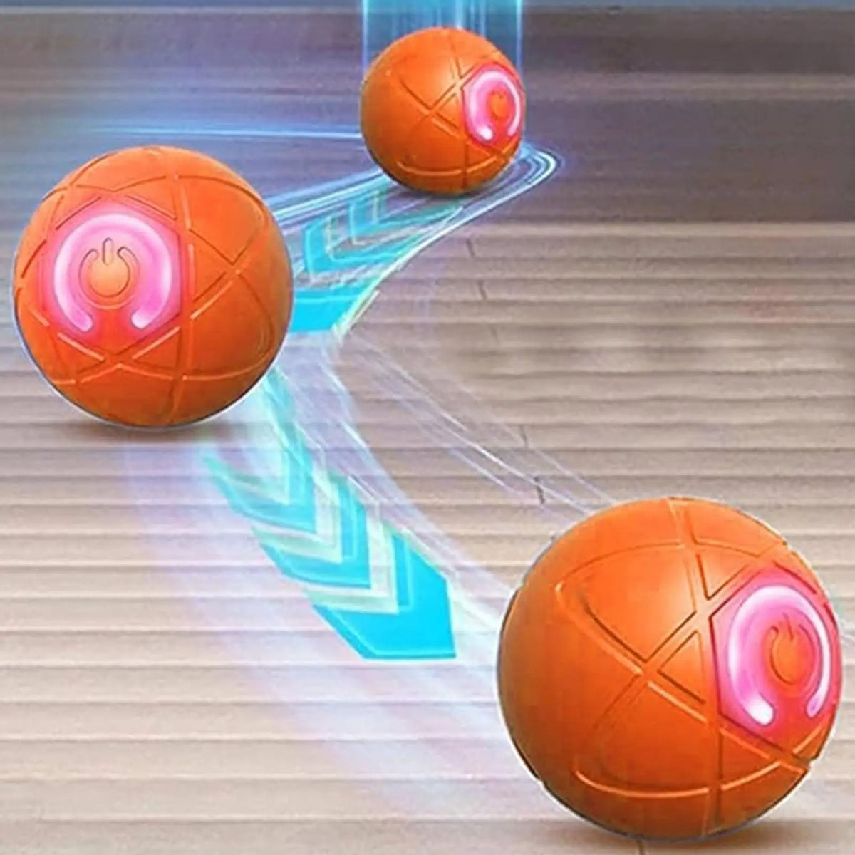 Interactive LED Rolling Ball Toy for Dogs & Cats | USB Rechargeable Interactive Pet Toy Babs