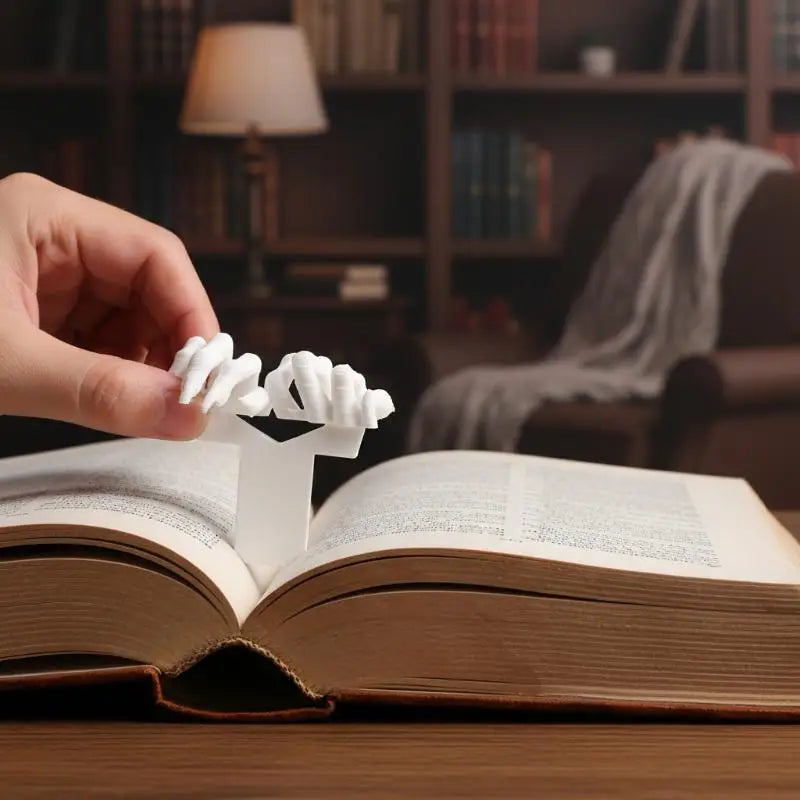 2Pcs 3D Printed Horror Bookmarks – Creative PLA Page Markers 3D Printed Bookmark Babs