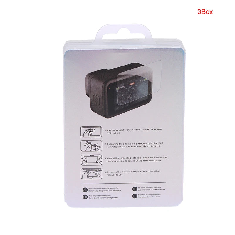 9H Tempered Glass Screen & Lens Protector – DJI Osmo Action 6 Camera Screen Protector Babs 3Set