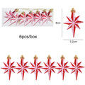 6-Pack Christmas Tree Ornaments – Stars, Snowflakes & Xmas Balls Christmas Tree Ornaments Babs Set10
